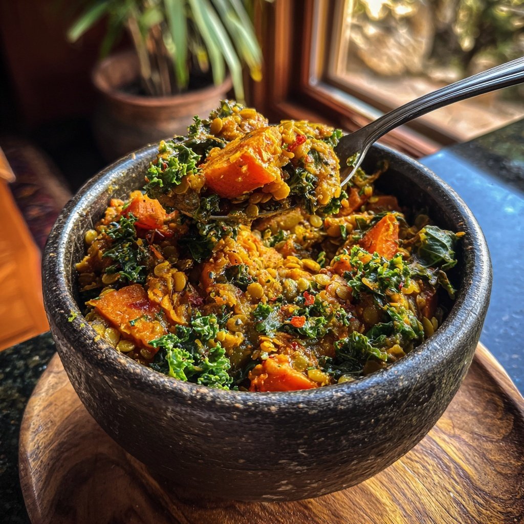 Spicy Lentil Vegetable Stew