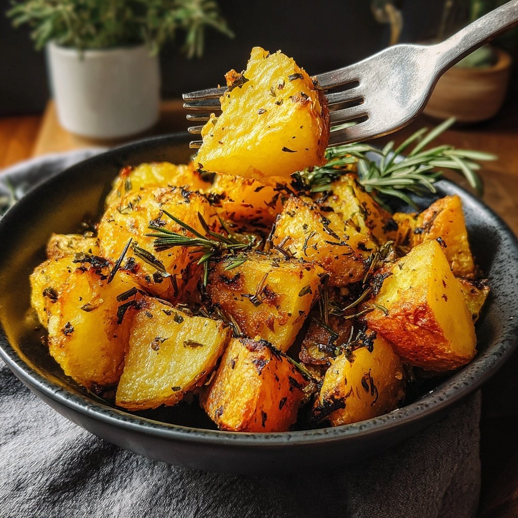 Savory Garlic Herb Roasted Potatoes