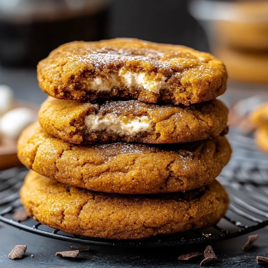 Pumpkin Cheesecake Cookies