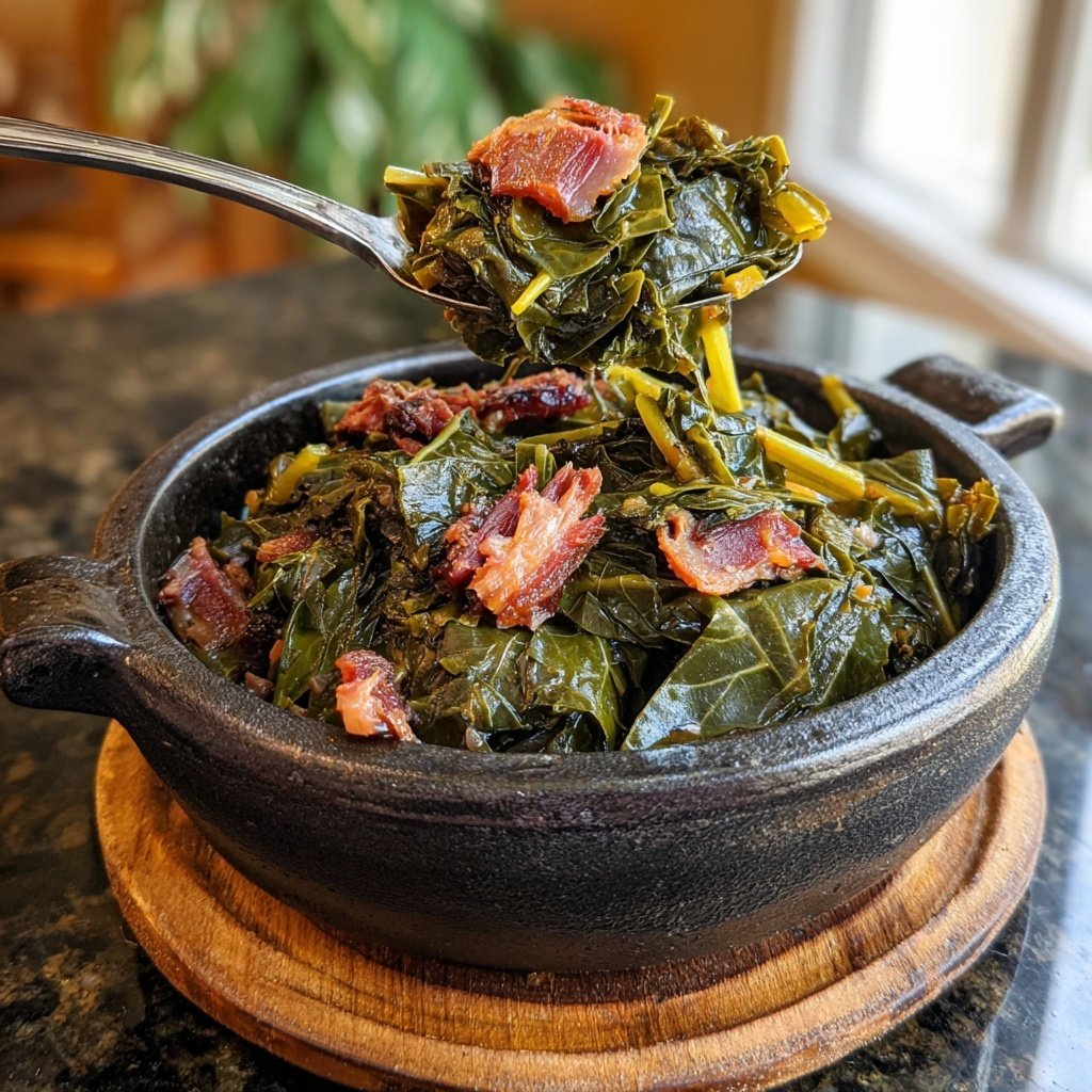 Collard Greens with Ham Hock