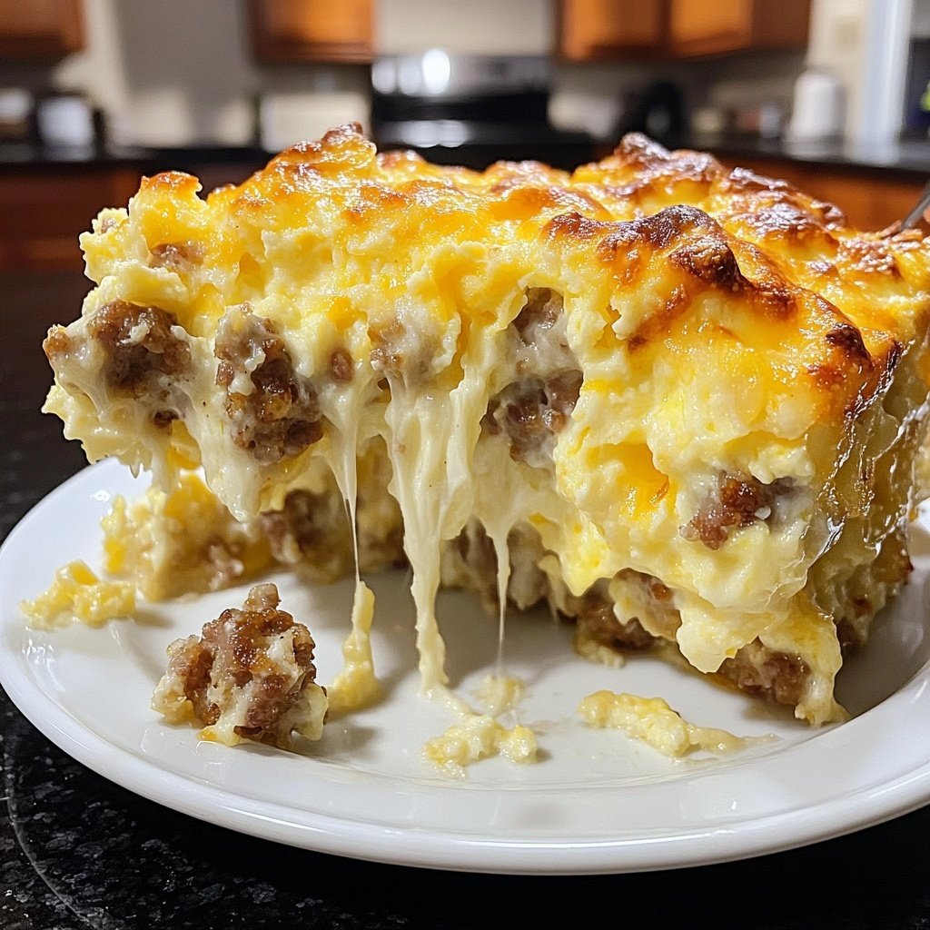 Breakfast Sausage and Egg Casserole