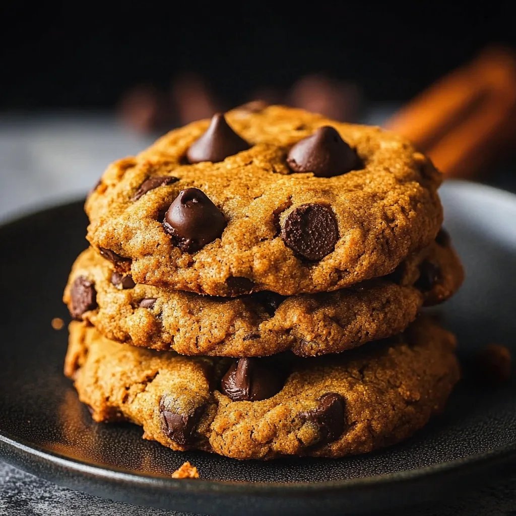 Pumpkin Chocolate Chip Cookies