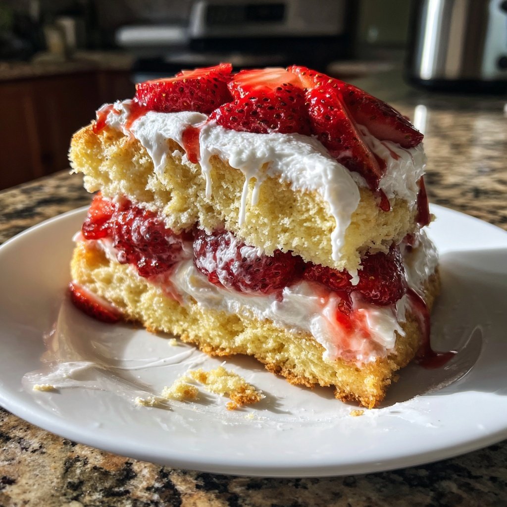 Vegan Strawberry Shortcake with Coconut Cream