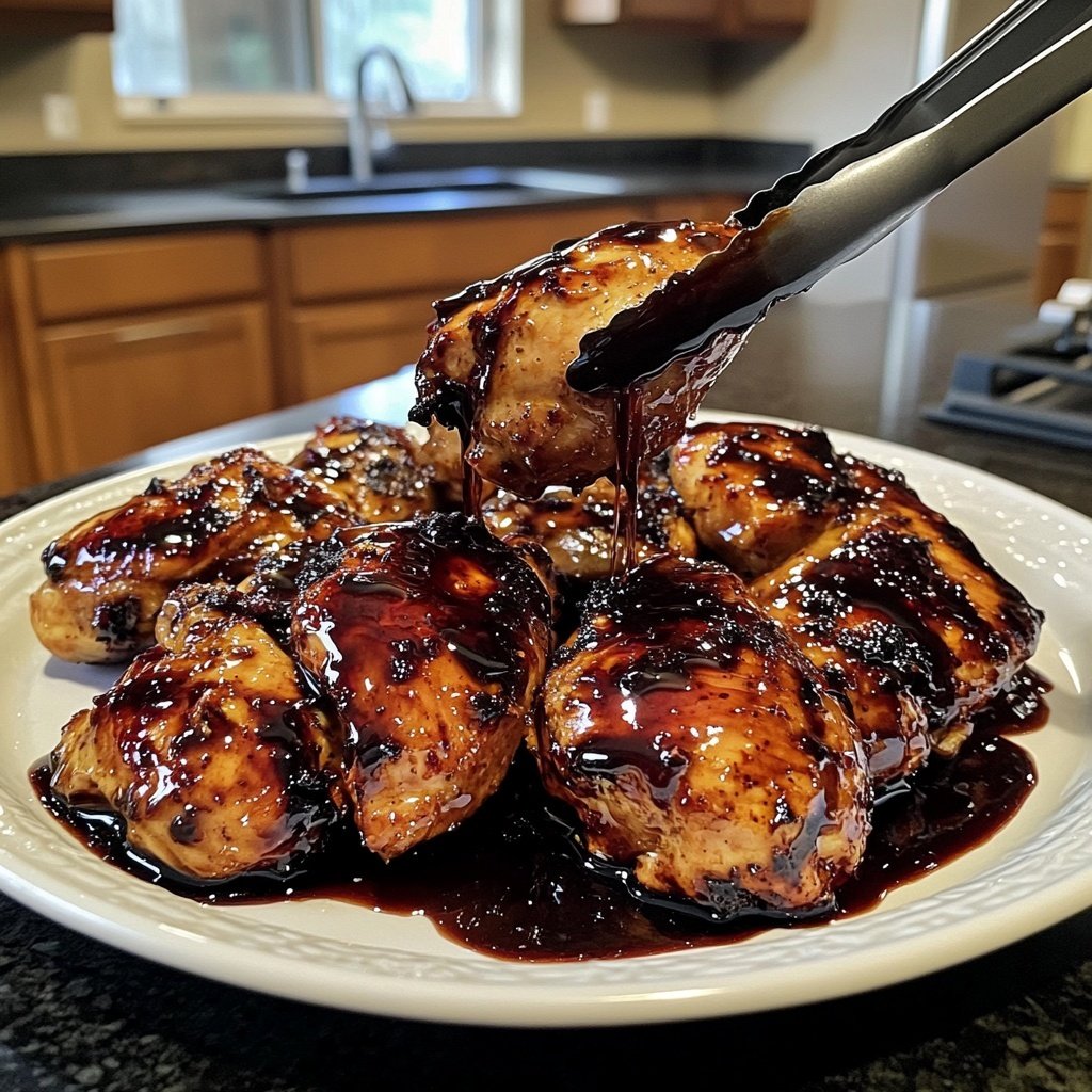 Cherry Balsamic Glazed Chicken