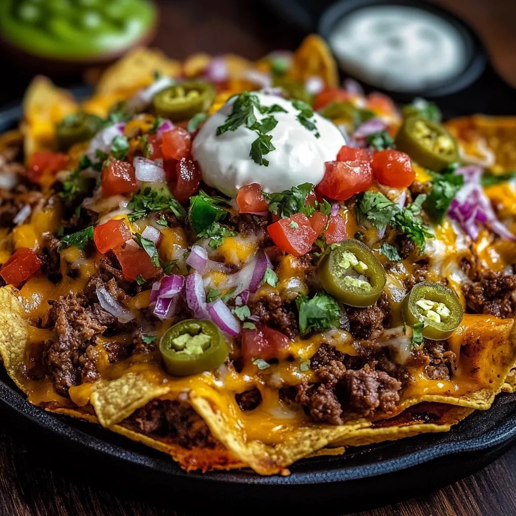 Loaded Nachos Recipe with Beef