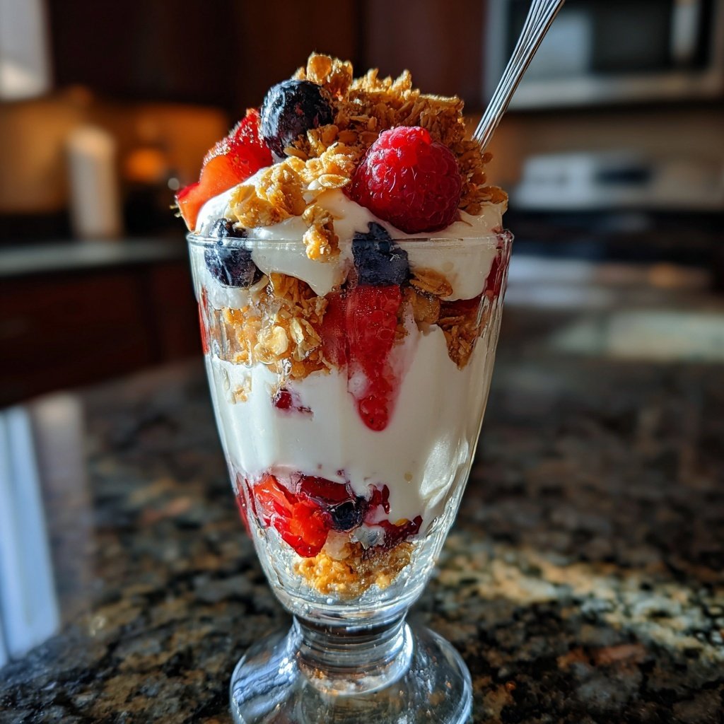 High-Protein Greek Yogurt Parfait