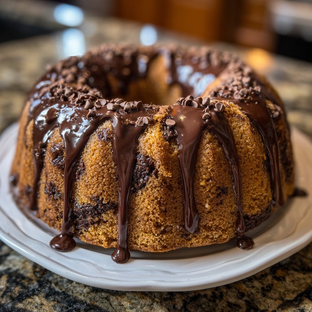 Dark Chocolate Chip Cake Almond