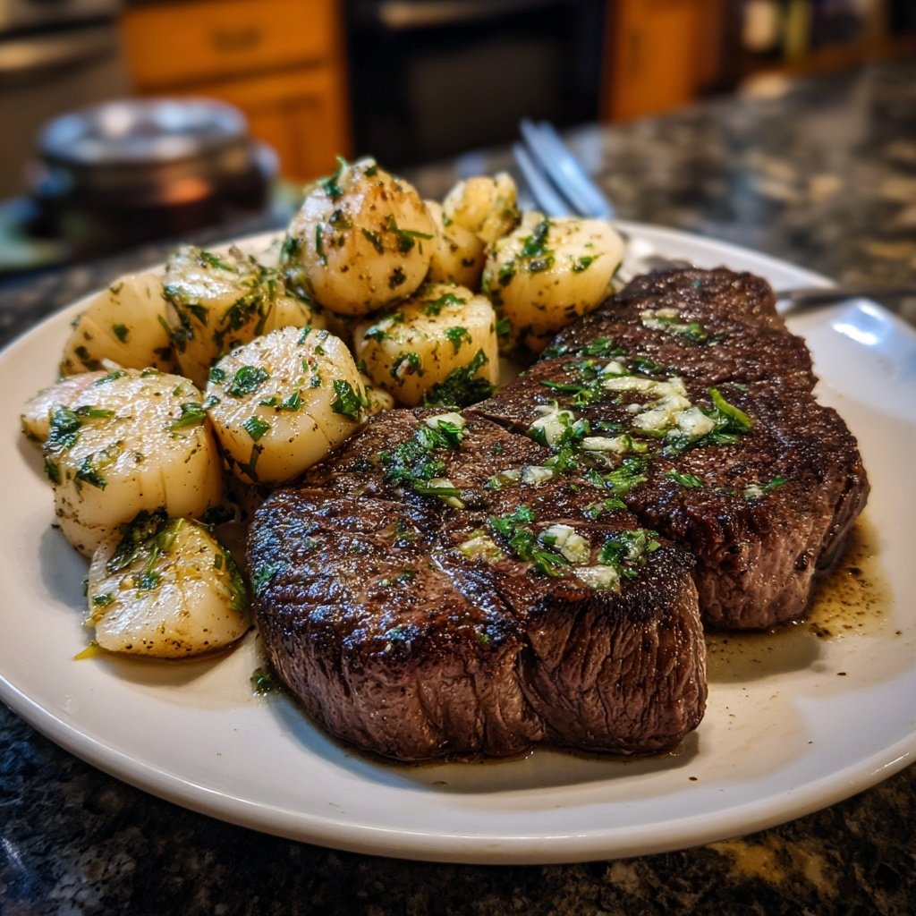 Steak and Scallops Delight