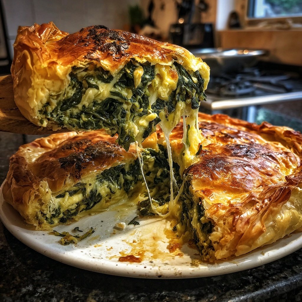 Savory Spinach and Cheese Pie