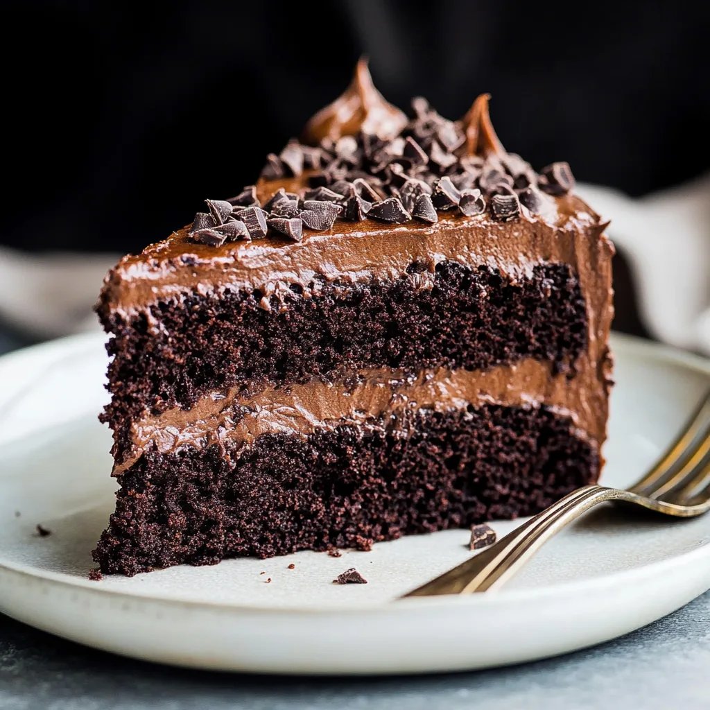 Best Healthy Chocolate Cake (Gluten-free, Paleo)