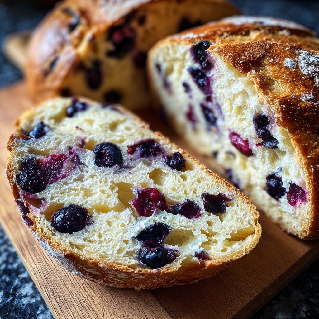 Make Ahead Blueberry Lemon Sourdough Freezer