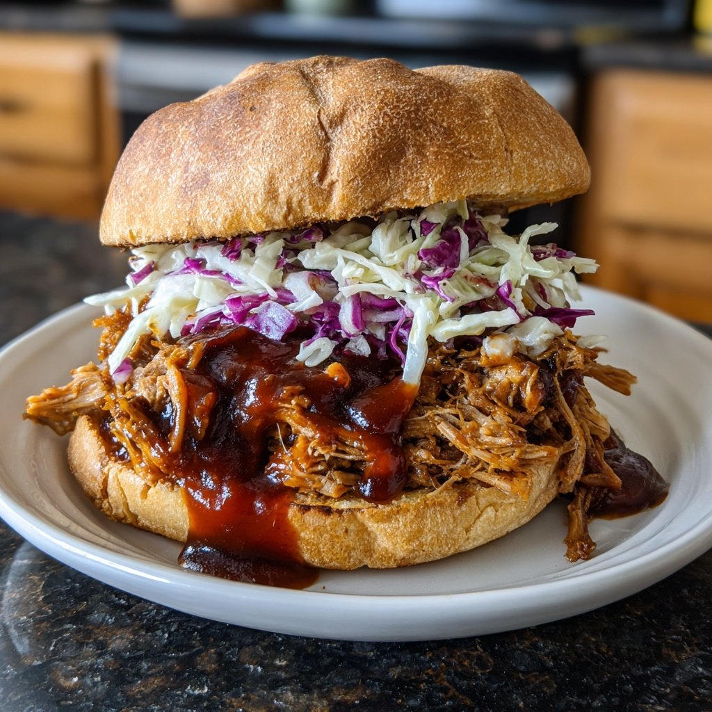 Pulled Pork Sandwich Slow Cooker