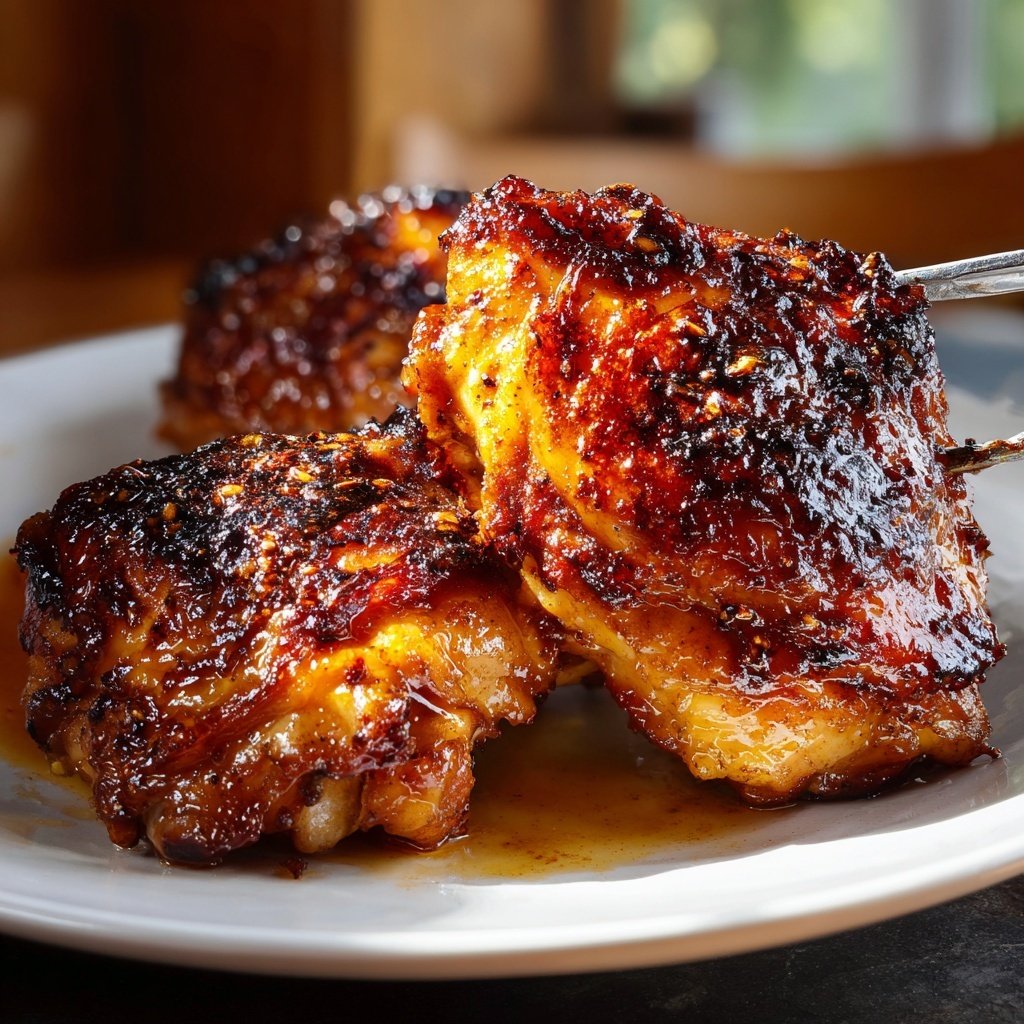 Honey Garlic Chicken Thighs