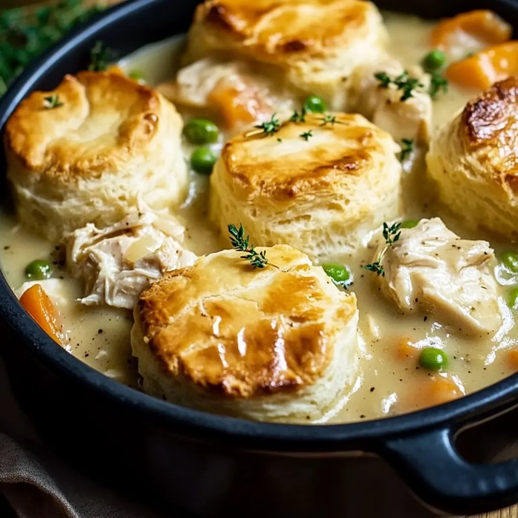 Homemade Chicken Pot Pie with Biscuits: An Amazing Ultimate Recipe