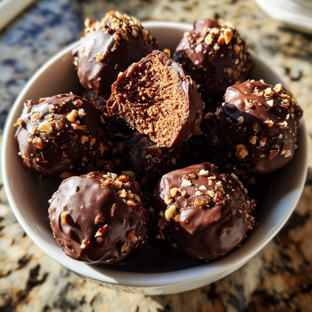 Hazelnut Espresso Truffle Bites