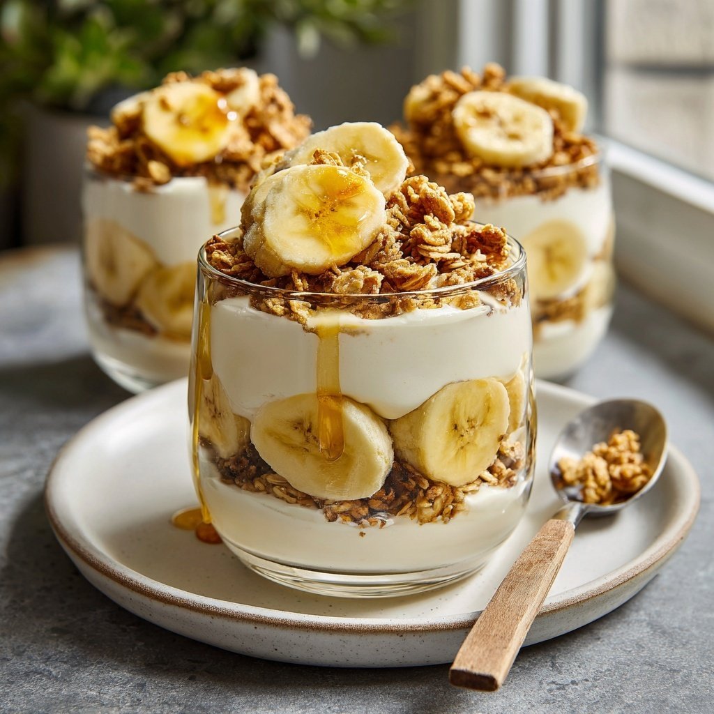 Banana Granola Yogurt Parfait