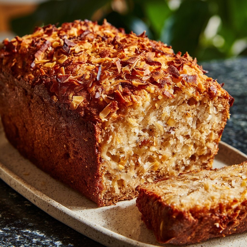 Coconut Banana Bread Bliss