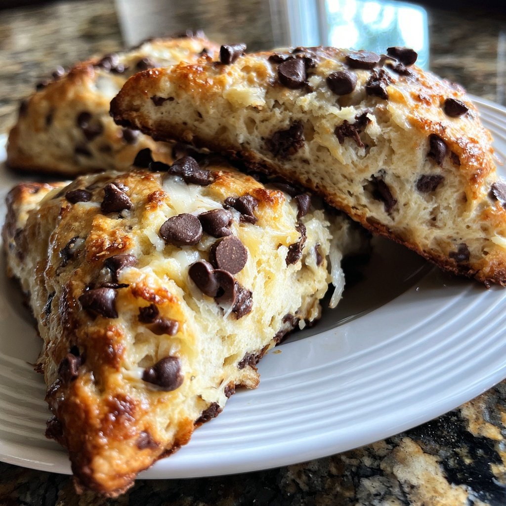 Chocolate Chip Banana Scones