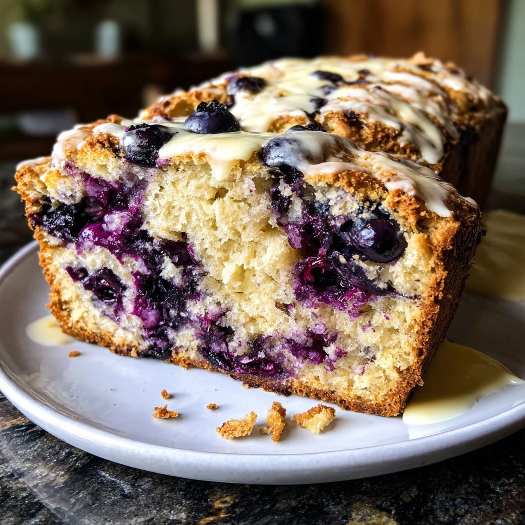 Blueberry Lemon Sourdough with Cream Cheese Swirl