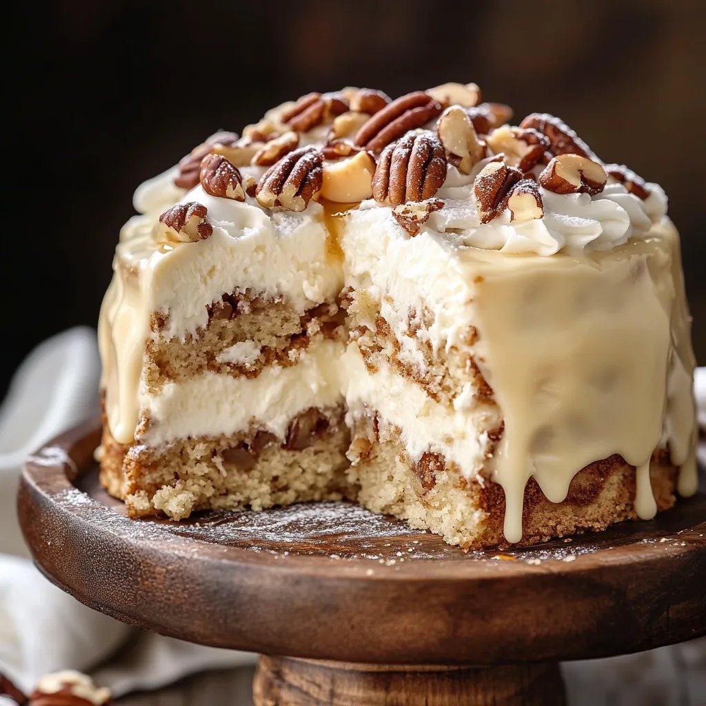 Butter Pecan Tres Leches Cake