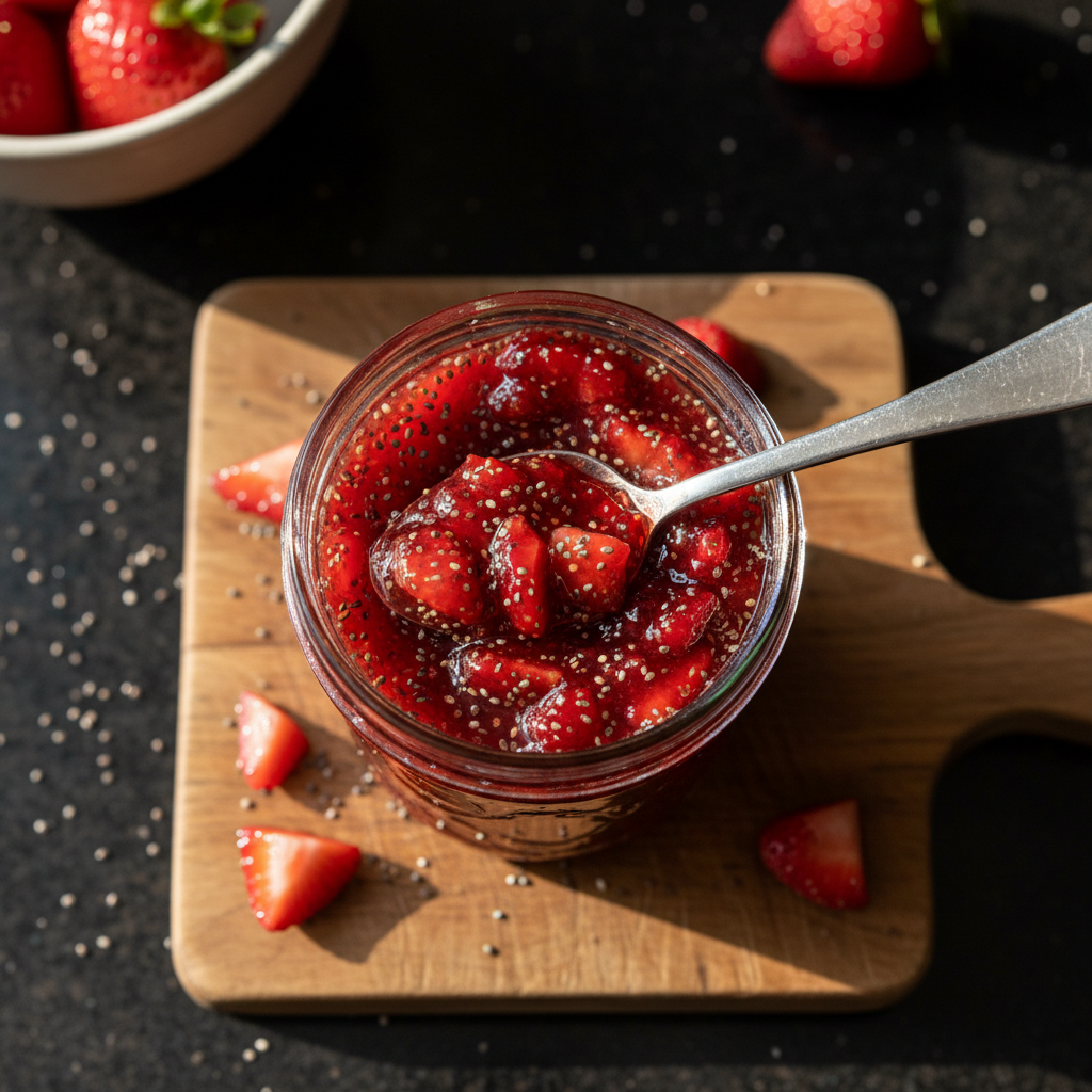 Delicious Strawberry Chia Jam