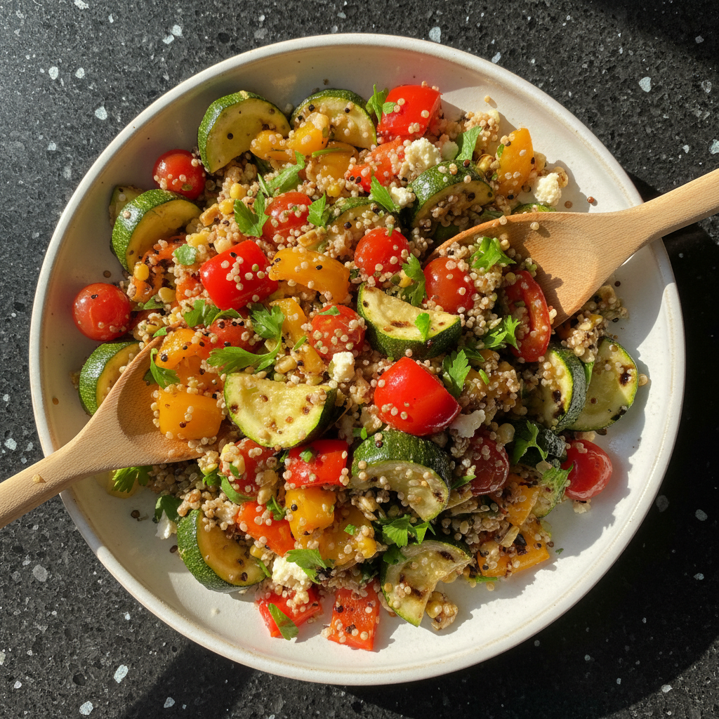 Grilled Vegetable Quinoa Salad