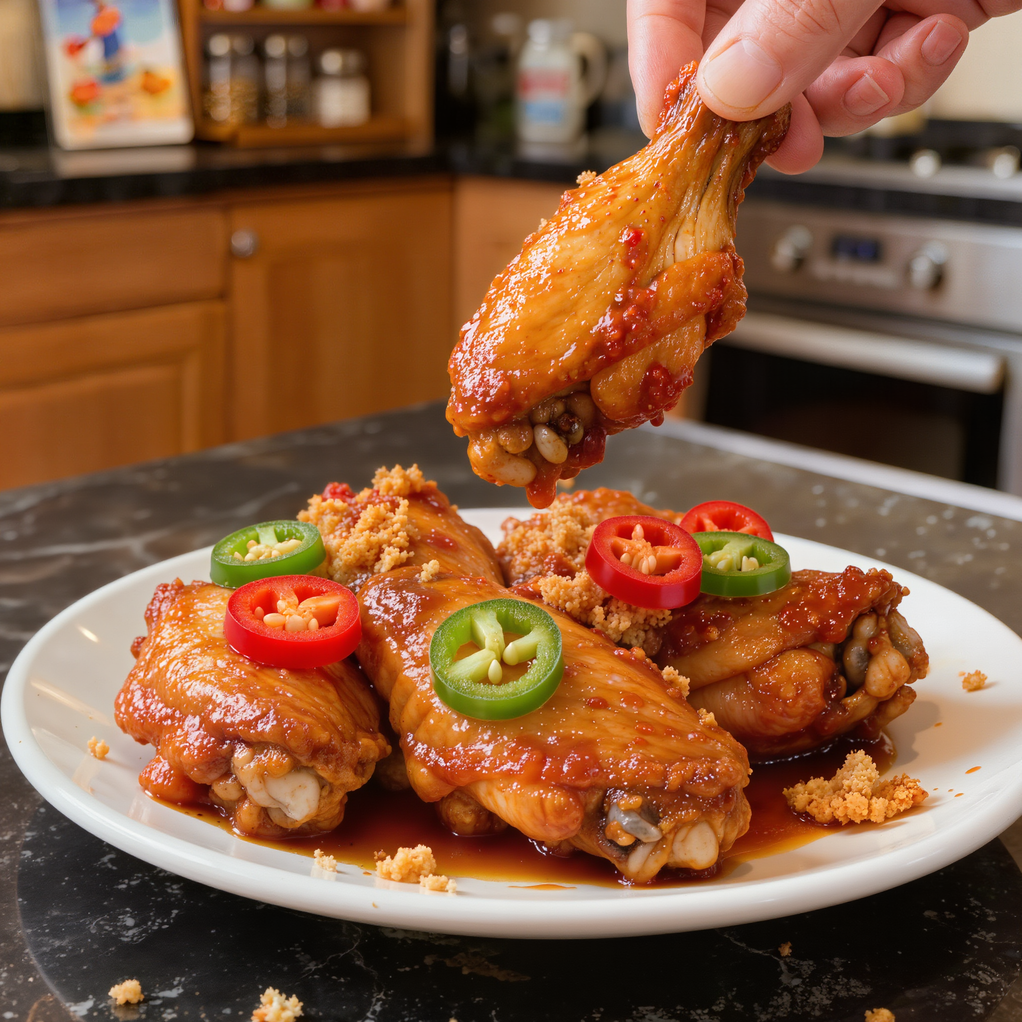 Fiery Jalapeno Chicken Wings