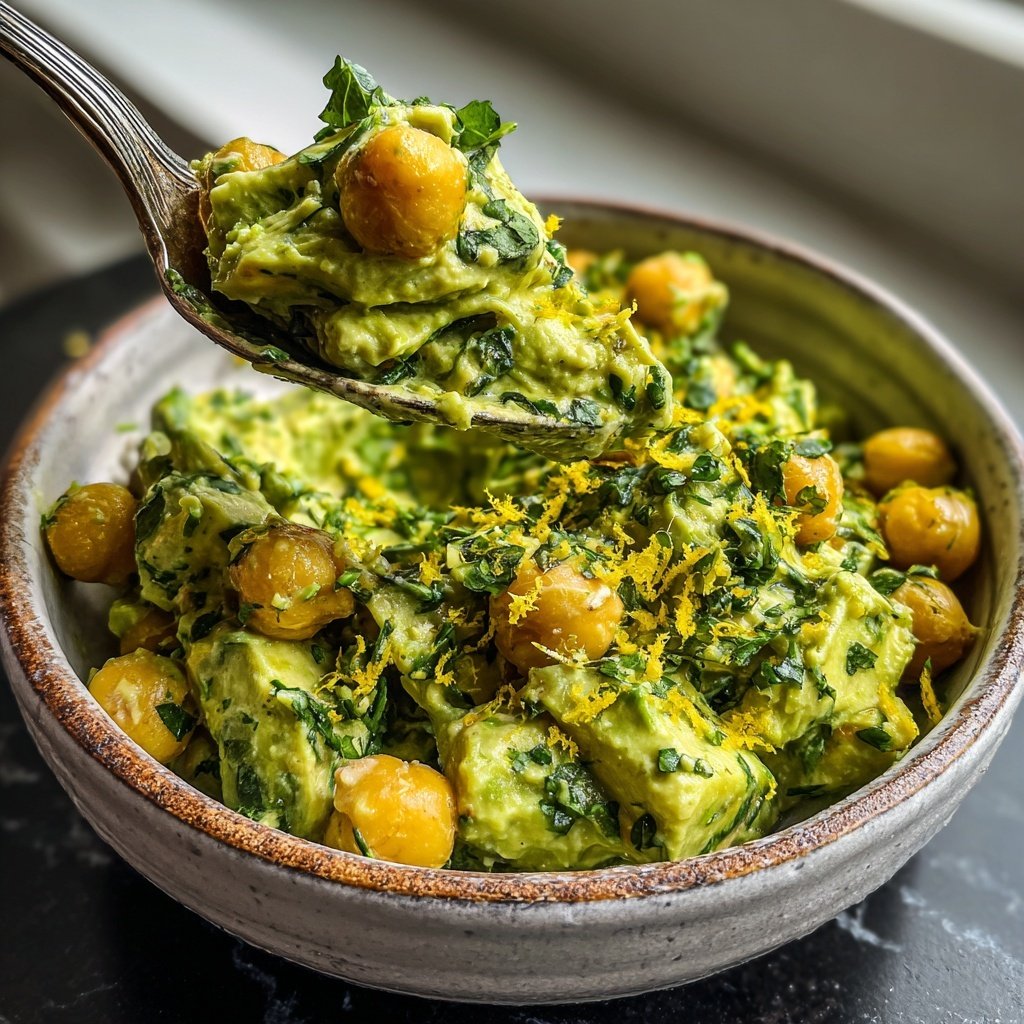 Creamy Avocado Chickpea Salad