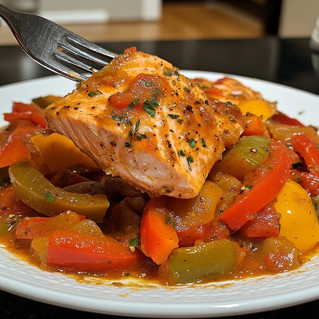Salmon Cacciatore
