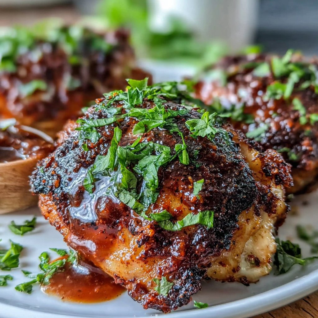 Spicy Harissa Chicken Thighs