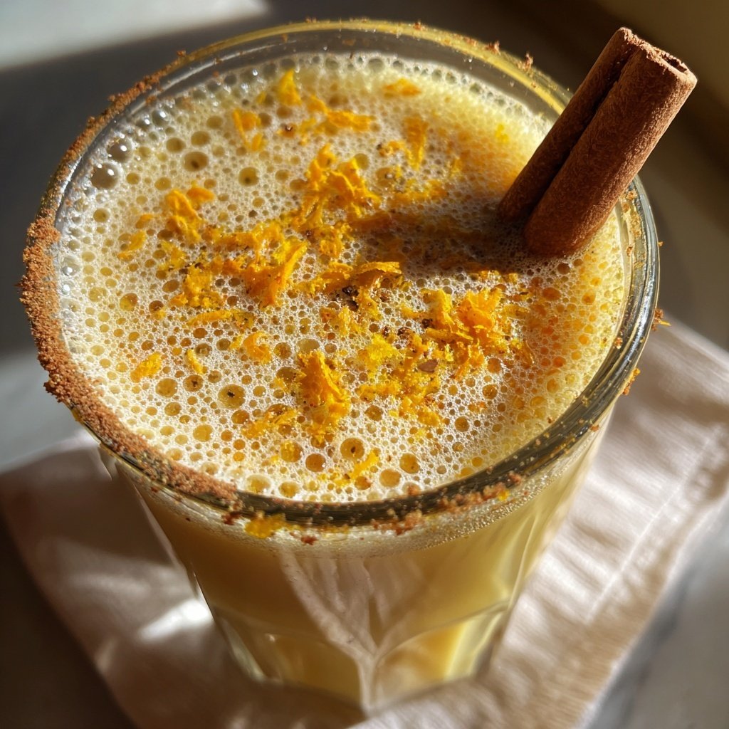 Gingerbread Orange Festive Fizz