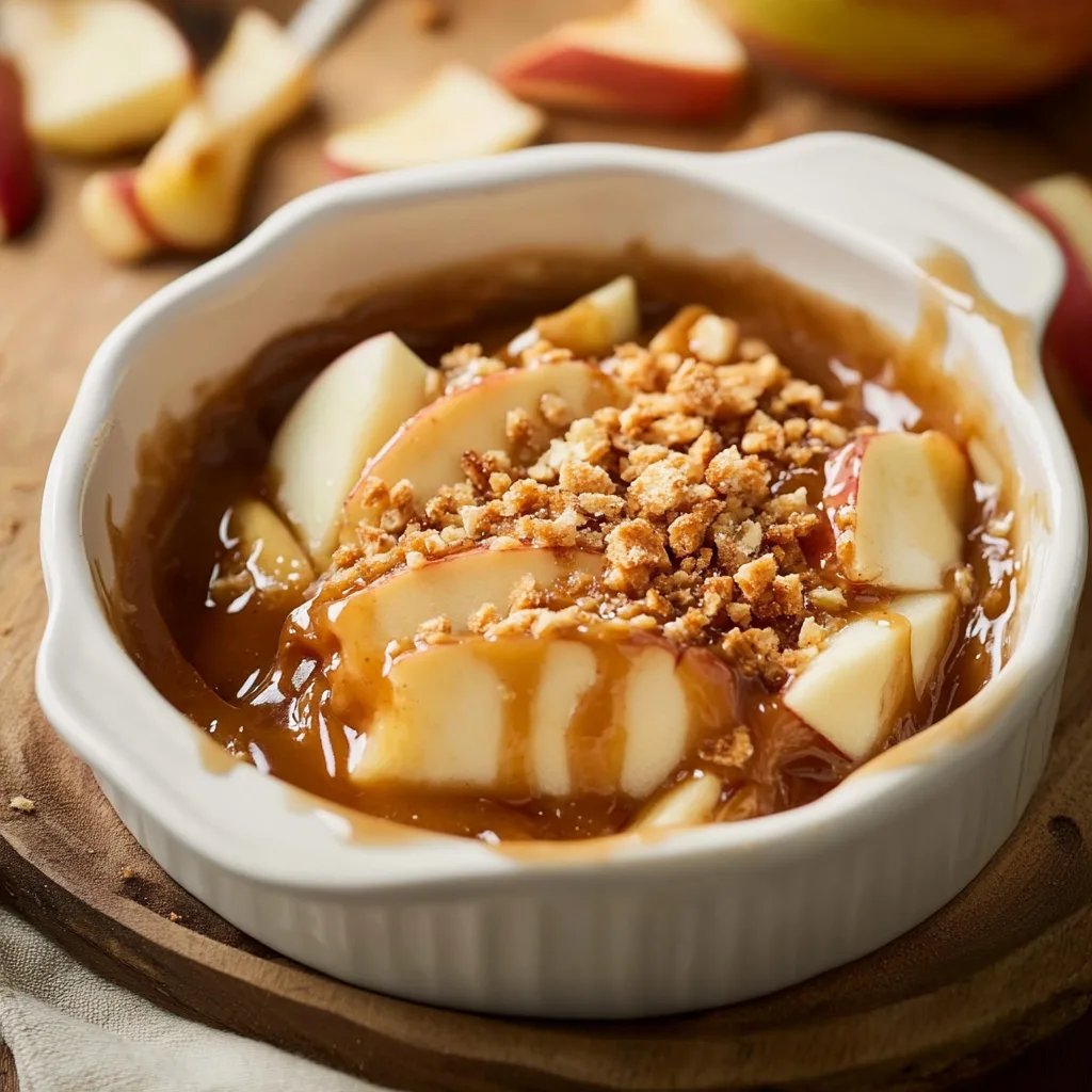 Cream Cheese Caramel Apple Dip with Toffee Bits