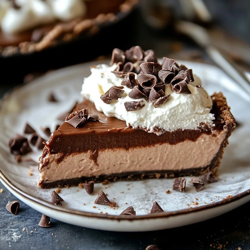 No Bake Nutella Pie