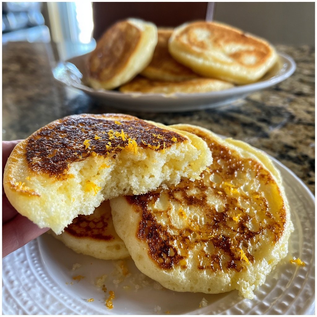 Italian-Style Ricotta Pancakes with Citrus Zest​