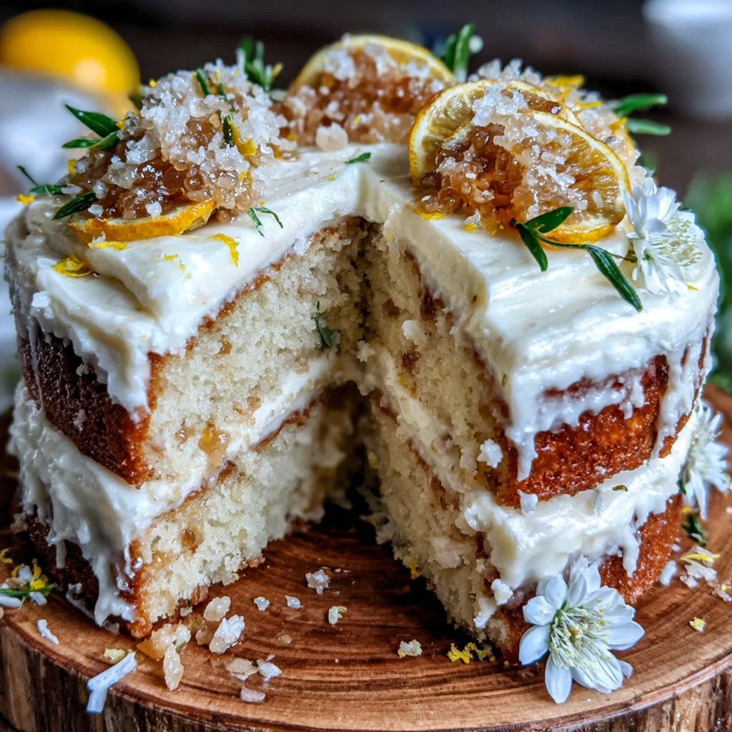 Lemon Zest Celebration Cake