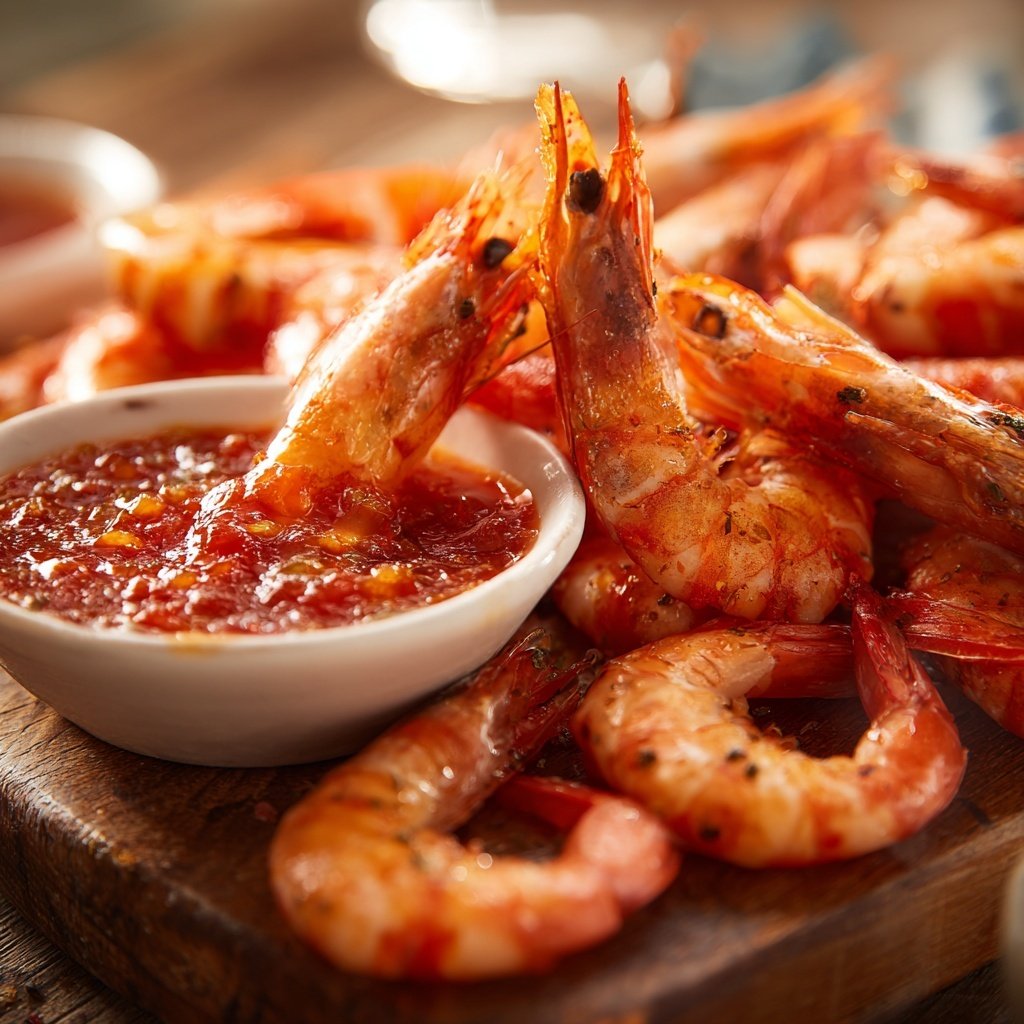 Prawn Cocktail with Spicy Sauce