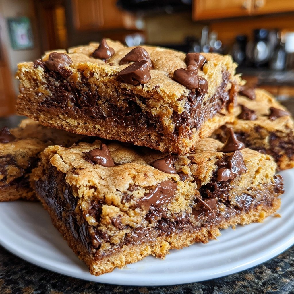 Gooey Chocolate Chip Bars