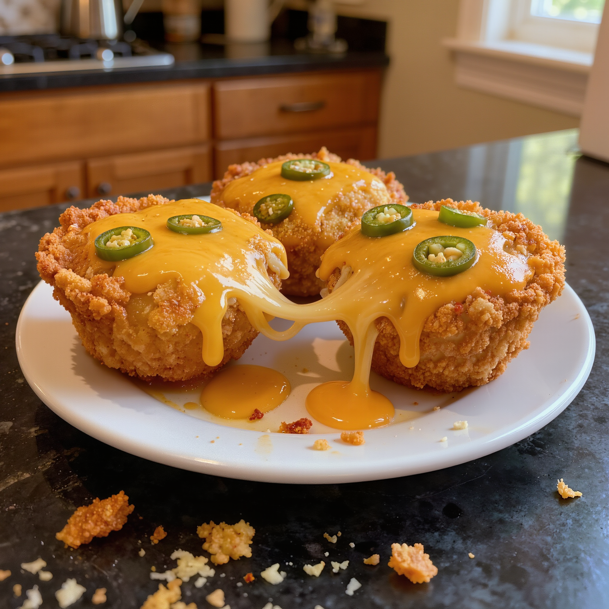 Spicy Cheddar Jalapeno Poppers