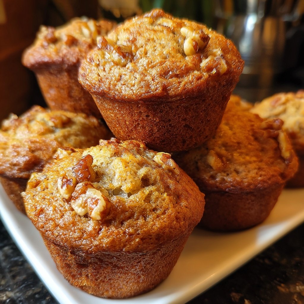 Healthy Banana Bread Muffins