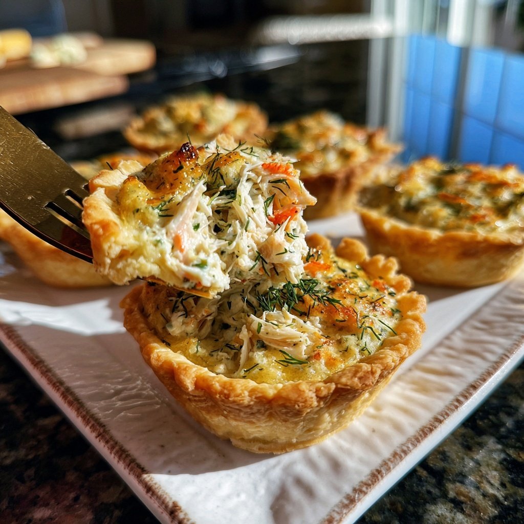 King Crab Appetizers Mini Tarts