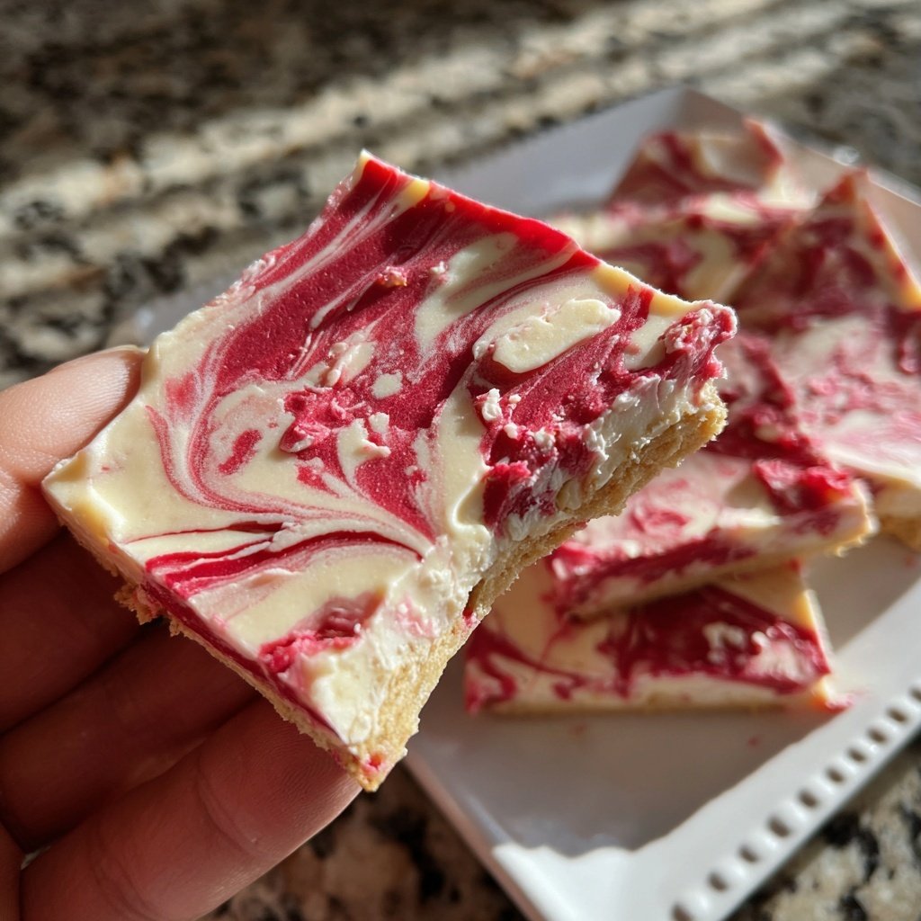 Raspberry Swirl Yogurt Bark